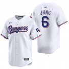 Texas Rangers #6 Josh Jung White Men's & Youth Stitched Jersey