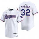 Texas Rangers #32 Evan Carter White Men's & Youth Stitched Jersey