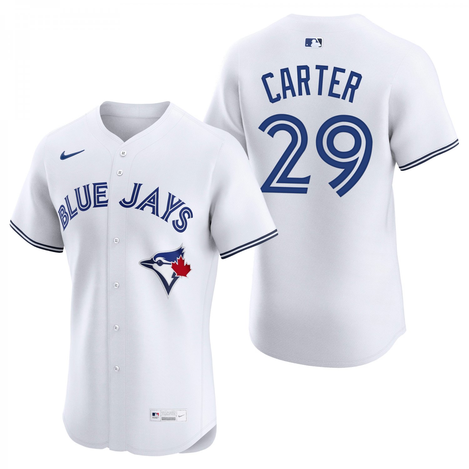 Toronto Blue Jays #29 Joe Carter White Men's & Youth Stitched Jersey