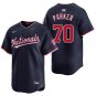 Washington Nationals #70 Mitchell Parker Navy Men's & Youth Stitched Jersey