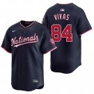 Washington Nationals #84 Jorbit Vivas Navy Men's & Youth Stitched Jersey