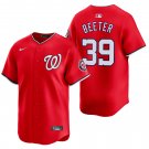 Washington Nationals #39 Clayton Beeter Red Men's & Youth Stitched Jersey