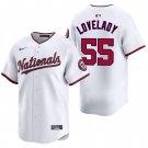 Washington Nationals #55 Richard Lovelady White Men's & Youth Stitched Jersey