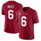 Alabama Crimson Tide #6 Kevin Riley Red Jersey