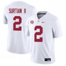 Alabama Crimson Tide #2 Patrick Surtain II White Jersey