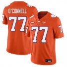 Clemson Tigers #77 Ronan O'Connell Orange Jersey