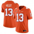 Clemson Tigers #13 Will Heldt Orange Jersey
