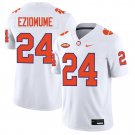 Clemson Tigers #24 David Eziomume White Jersey