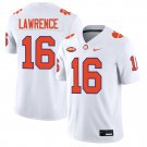 Clemson Tigers #16 Trevor Lawrence White Jersey
