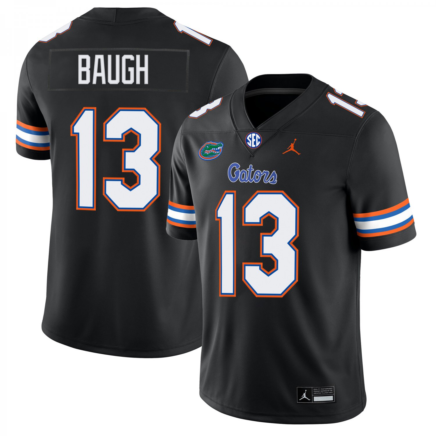 Florida Gators #13 Jadan Baugh Black Jersey