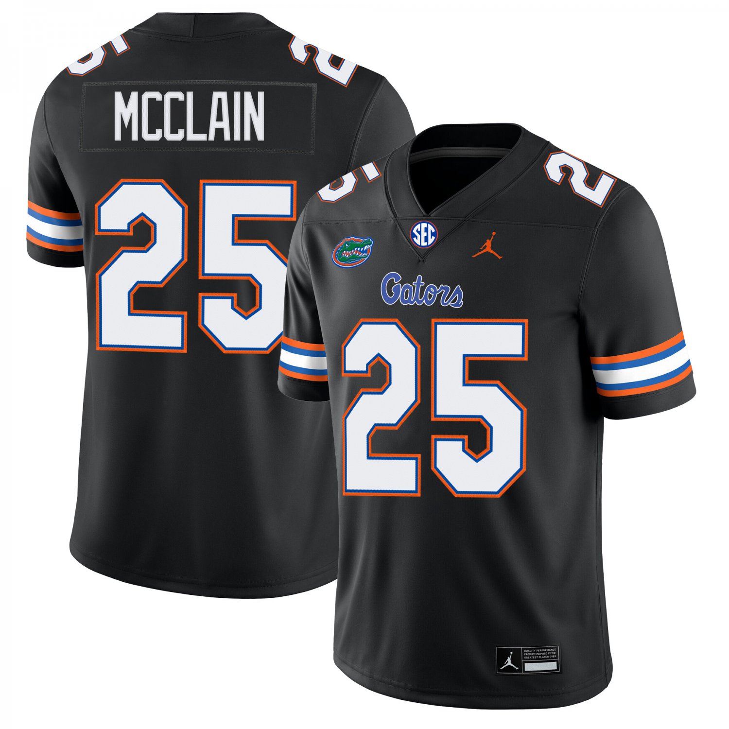 Florida Gators #25 Cormani McClain Black Jersey