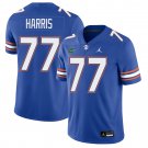 Florida Gators #77 Knijeah Harris Blue Jersey
