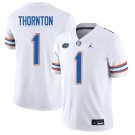 Florida Gators #1 Bryce Thornton White Jersey