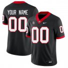 Georgia Bulldogs #00 Custom Name And Number Black Jersey