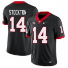 Georgia Bulldogs #14 Gunner Stockton Black Jersey