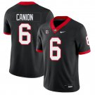 Georgia Bulldogs #6 Isiah Canion Black Jersey