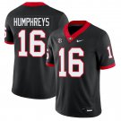 Georgia Bulldogs #16 London Humphreys Black Jersey