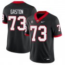 Georgia Bulldogs #73 Juan Gaston Black Jersey
