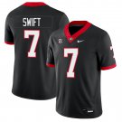 Georgia Bulldogs #7 D'Andre Swift Black Jersey