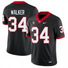 Georgia Bulldogs #34 Herschel Walker Black Jersey