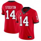 Georgia Bulldogs #14 Gunner Stockton Red Jersey