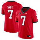 Georgia Bulldogs #7 D'Andre Swift Red Jersey