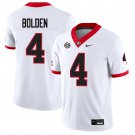 Georgia Bulldogs #4 KJ Bolden White Jersey