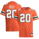 Miami Hurricanes #20 Ed Reed Orange Jersey