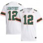 Miami Hurricanes #12 Marquise Lightfoot White Jersey