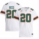 Miami Hurricanes #20 Ed Reed White Jersey