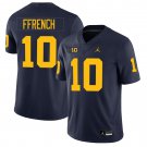 Michigan Wolverines #10 Jaime Ffrench Navy Jersey