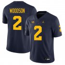 Michigan Wolverines #2 Charles Woodson Navy Jersey
