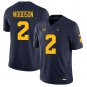Michigan Wolverines #2 Charles Woodson Navy Jersey