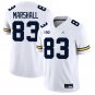 Michigan Wolverines #83 Zack Marshall White Jersey