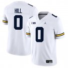 Michigan Wolverines #0 Jyaire Hill White Jersey
