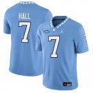 North Carolina Tar Heels #7 Benjamin Hall Light Blue Jersey