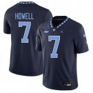 North Carolina Tar Heels #7 Sam Howell Navy Jersey