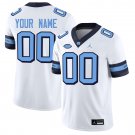North Carolina Tar Heels #00 Custom Name And Number White Jersey