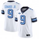 North Carolina Tar Heels #9 Billy Edwards Jr. White Jersey