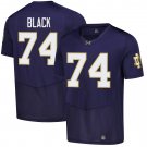Notre Dame Fighting Irish #74 Will Black Navy Jersey