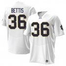 Notre Dame Fighting Irish #36 Jerome Bettis White Jersey