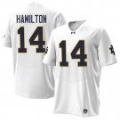 Notre Dame Fighting Irish #14 Kyle Hamilton White Jersey