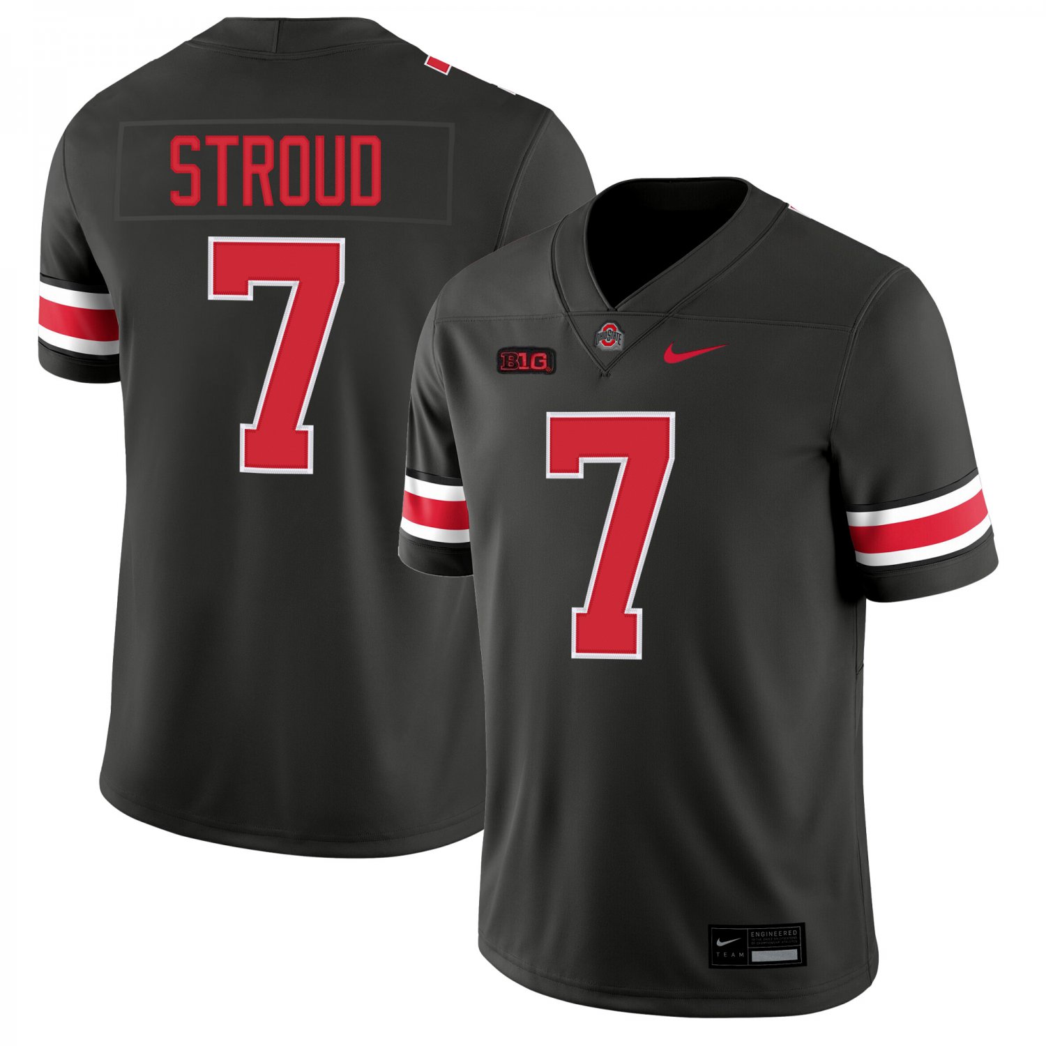 Ohio State Buckeyes #7 C.J. Stroud Black Jersey