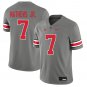 Ohio State Buckeyes #7 Jermaine Mathews Jr. Gray Jersey
