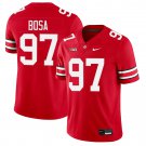 Ohio State Buckeyes #97 Nick Bosa Red Jersey
