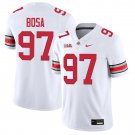 Ohio State Buckeyes #97 Nick Bosa White Jersey