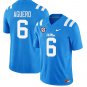 Ole Miss Rebels #6 Joenel Aguero Royal Blue Jersey