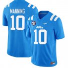 Ole Miss Rebels #10 Eli Manning Royal Blue Jersey