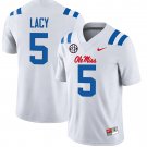 Ole Miss Rebels #5 Kewan Lacy White Jersey