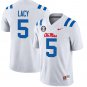 Ole Miss Rebels #5 Kewan Lacy White Jersey